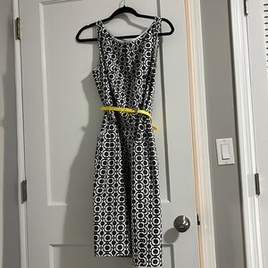 Nine West black and blue dress with pockets - size 12